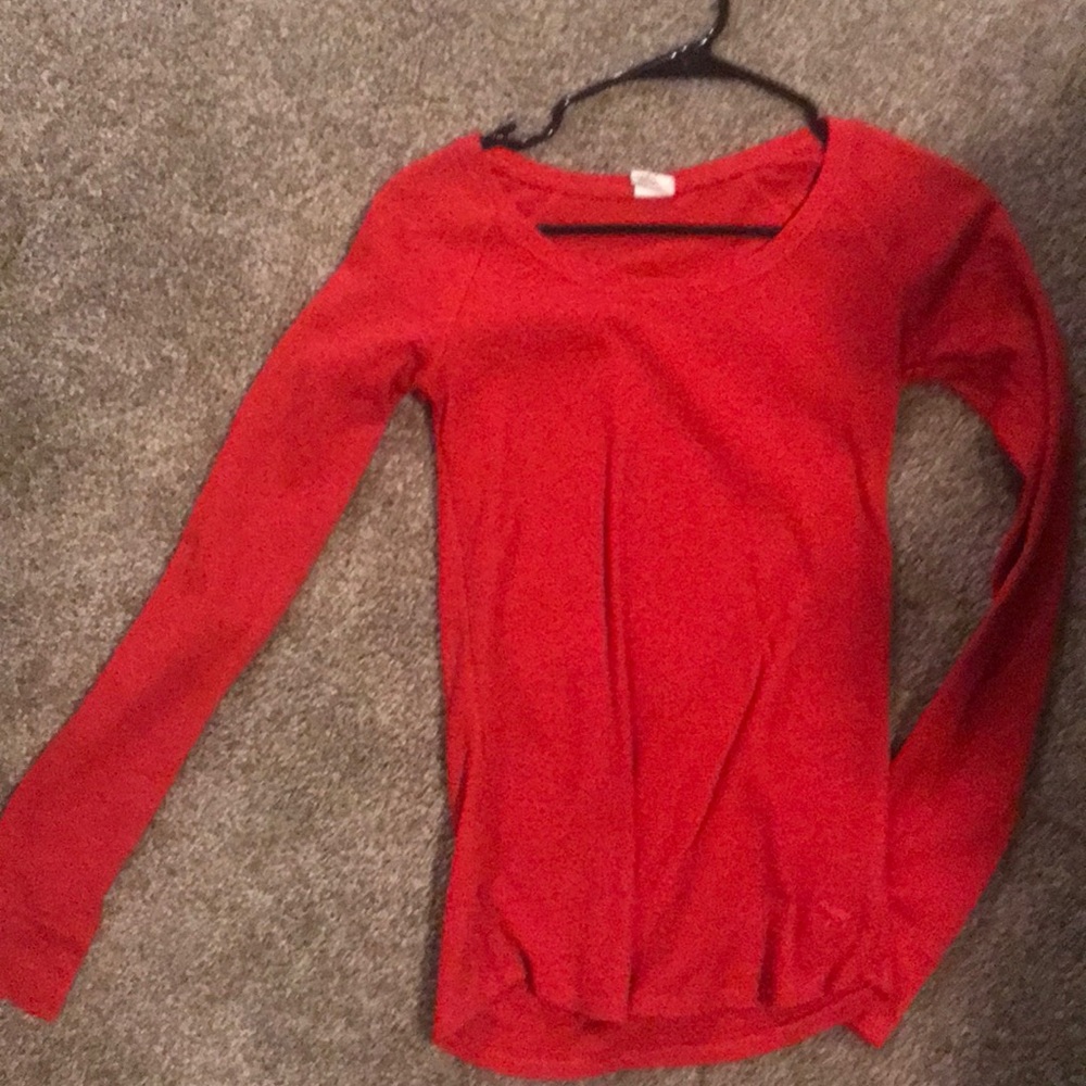 Victoria secret long sleeve, red
